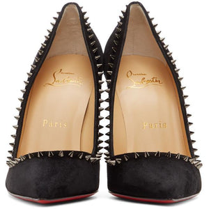 Christian Louboutin Black Anjalina 100 Heels