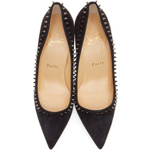 Christian Louboutin Black Anjalina 100 Heels