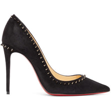 Christian Louboutin Black Anjalina 100 Heels - Christian Louboutin noir anjalina 100 talons - 기독교 루비 틴 블랙 Anjalina 100 발 뒤꿈치