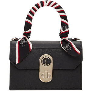 Christian Louboutin Black Small Elisa Top Handle Bag