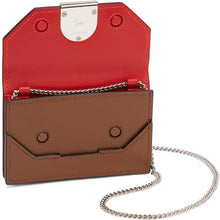 Christian Louboutin Brown Elisa Chain Card Holder Bag
