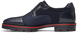 Christian Louboutin Navy Mika Sky Flat Derbys