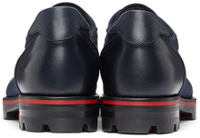 Christian Louboutin Navy Mika Sky Flat Derbys