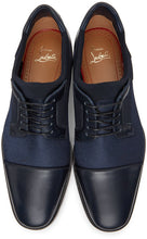 Christian Louboutin Navy Mika Sky Flat Derbys