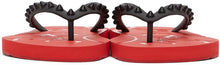 Christian Louboutin Red Loubi Flip Thong Sandals