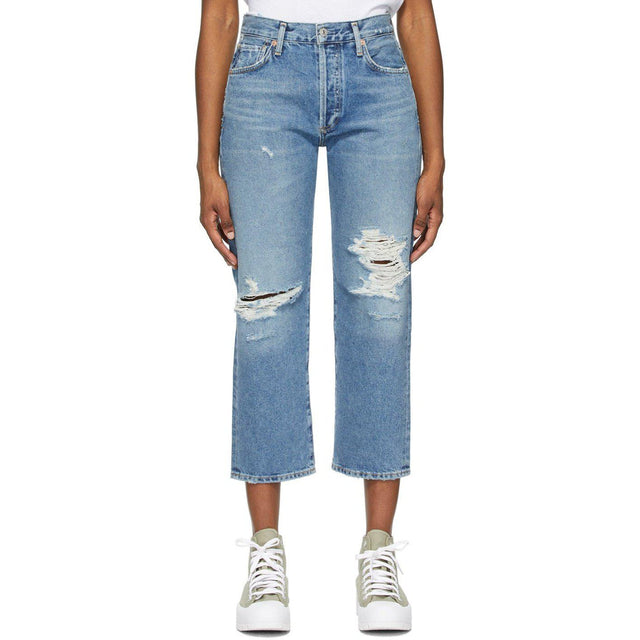 Citizens of Humanity Blue Emery Crop Jeans
