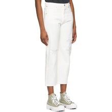 Citizens of Humanity White Emery Crop Jeans