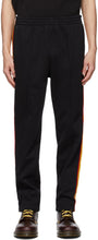 Clot Black Embroidered Track Pants - Pantalon piste brodé de caillot noir - 응고 블랙 수 놓은 트랙 바지