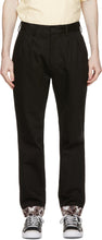 Clot Black Roll-Up Chino Trousers - Pantalon Chino Roll-Up Clot Black Roll-up - 응고 검은 롤업 치노 바지