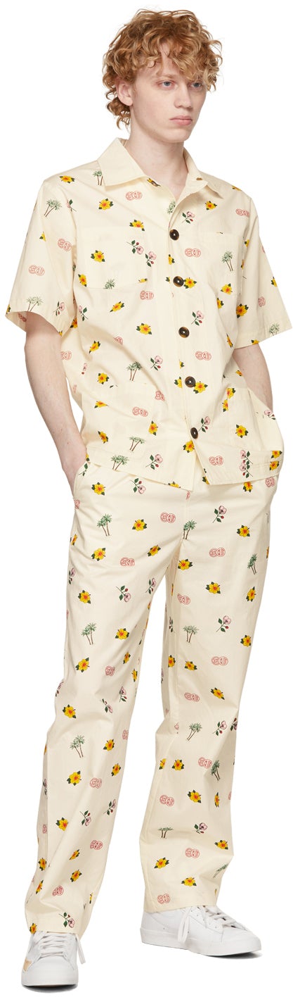 Clot Off-White All Over Print Pajama Lounge Pants