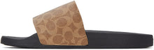 Coach 1941 Khaki Signature Slip-On Sandals