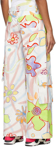 Collina Strada Multicolor Flower Swirl Trousers