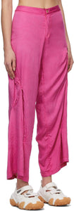 Collina Strada Pink Draped Trousers