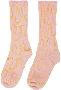 Collina Strada Pink Loopy Socks