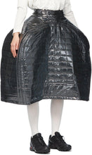 Comme des GarÃ§ons Black Quilted Structured Skirt