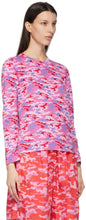 Comme des GarÃ§ons Girl Pink Camo Long Sleeve T-Shirt