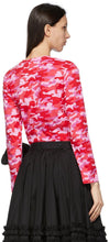Comme des GarÃ§ons Girl Pink Camo Long Sleeve T-Shirt