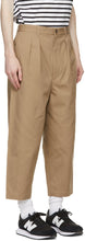 Comme des GarÃ§ons Homme Beige Cotton Canvas Trousers