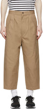 Comme des GarÃ§ons Homme Beige Cotton Canvas Trousers - Pantalon de toile de coton de coton Beige Homme des garçons - comme des garÃons homme 베이지 코튼 캔버스 바지