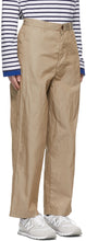 Comme des GarÃ§ons Homme Beige Gabardine Chino Trousers