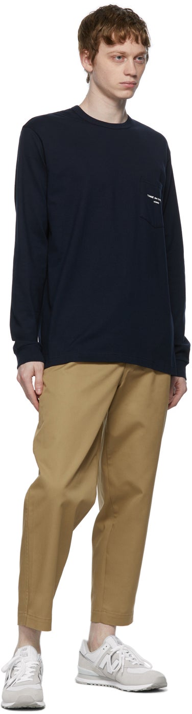 Comme des GarÃ§ons Homme Beige Tapered Chino Trousers