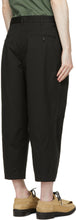 Comme des GarÃ§ons Homme Black Cotton Canvas Trousers