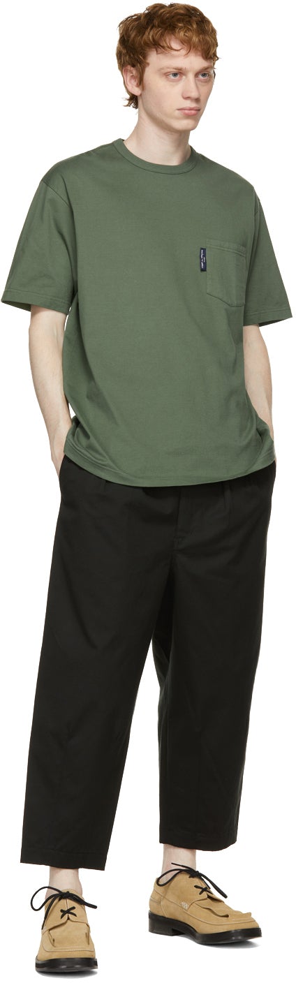 Comme des GarÃ§ons Homme Black Cotton Canvas Trousers