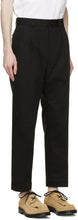 Comme des GarÃ§ons Homme Black Cotton Drill Trousers