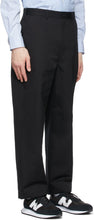 Comme des GarÃ§ons Homme Black Cotton Weather Trousers