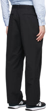 Comme des GarÃ§ons Homme Black Cotton Weather Trousers
