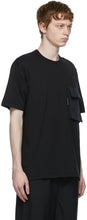 Comme des GarÃ§ons Homme Black Flap Pocket T-Shirt