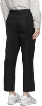 Comme des GarÃ§ons Homme Black Gabardine Chino Trousers