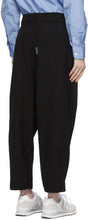 Comme des GarÃ§ons Homme Black Gabardine Garment-Dyed Trousers