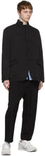 Comme des GarÃ§ons Homme Black Gabardine Garment-Dyed Trousers