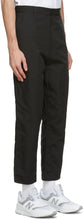 Comme des GarÃ§ons Homme Black Oxford Trousers