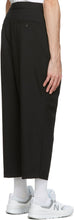 Comme des GarÃ§ons Homme Black Tropical Wool Trousers