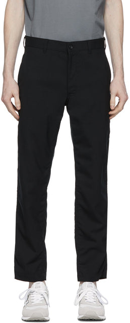 Comme des GarÃ§ons Homme Black Tropical Wool Trousers - Commez des garçons Pantalon de laine tropicale Noir Black - comme des garÃ§ons homme 검은 열대 양모 바지