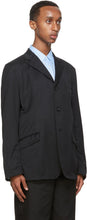 Comme des GarÃ§ons Homme Black Wool Blazer