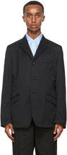 Comme des GarÃ§ons Homme Black Wool Blazer - Commez des garçons Homme Black Laine Blazer - comme des garÃ§ons homme 검은 양모 블레이저