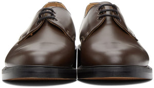 Comme des GarÃ§ons Homme Brown NPS Edition Officer Gibson Derbys