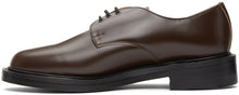 Comme des GarÃ§ons Homme Brown NPS Edition Officer Gibson Derbys