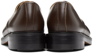 Comme des GarÃ§ons Homme Brown NPS Edition Officer Gibson Derbys