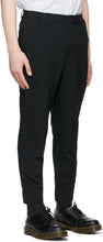 Comme des GarÃ§ons Homme Deux Black Garment-Dyed Trousers