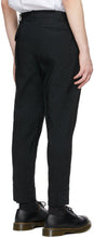 Comme des GarÃ§ons Homme Deux Black Garment-Dyed Trousers