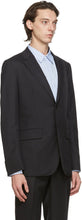 Comme des GarÃ§ons Homme Deux Black Herringbone Blazer