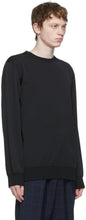 Comme des GarÃ§ons Homme Deux Black Jersey Sweatshirt