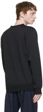 Comme des GarÃ§ons Homme Deux Black Jersey Sweatshirt