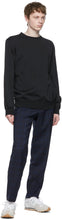 Comme des GarÃ§ons Homme Deux Black Jersey Sweatshirt
