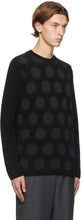 Comme des GarÃ§ons Homme Deux Black Polka Dot Sweater