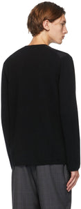 Comme des GarÃ§ons Homme Deux Black Polka Dot Sweater